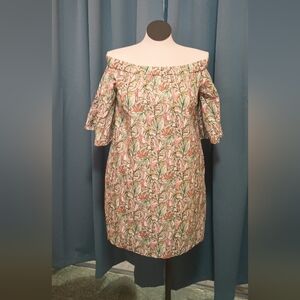 H&M Off-Shoulder Floral Mini Dress